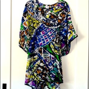 La Leela chiffon swim caftan cover-up.